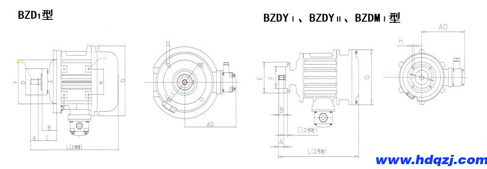 BZDⅠ、BZDYⅠ、BZDYⅡ、BZDMⅠ隔爆型錐形轉(zhuǎn)子三相異步電動(dòng)機(jī)外形尺寸圖.jpg BZDⅠ、BZDYⅠ、BZDYⅡ、BZDMⅠ隔爆型錐形轉(zhuǎn)子三相異步電動(dòng)機(jī)外形尺寸圖.jpg