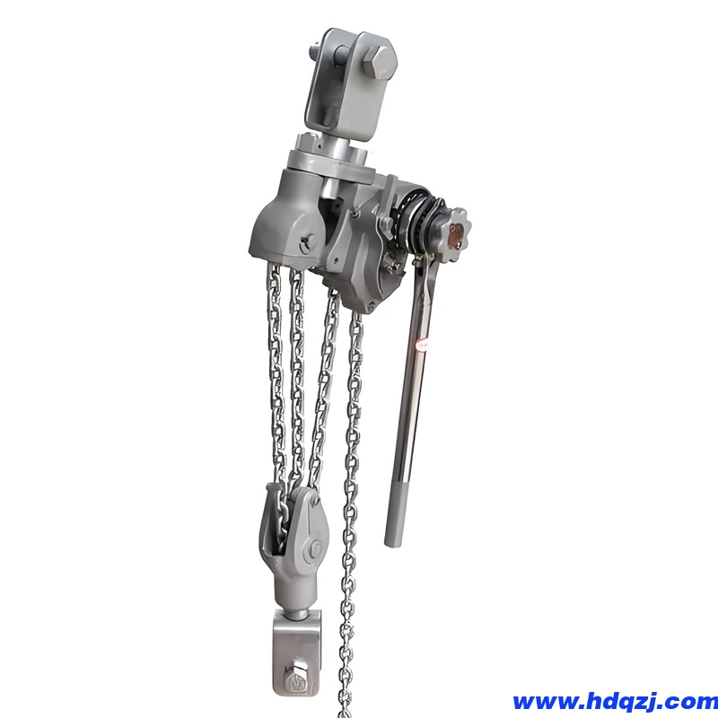 鋁合金手扳葫蘆怎么調長度?源頭工廠來教您