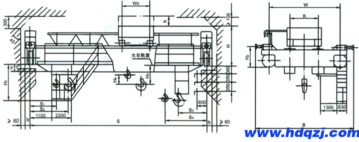 QD型雙梁橋式起重機 QD型雙梁橋式起重機